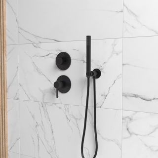 Встраиваемый смеситель для душа Paini Cox 78PZ690 чёрный матовый